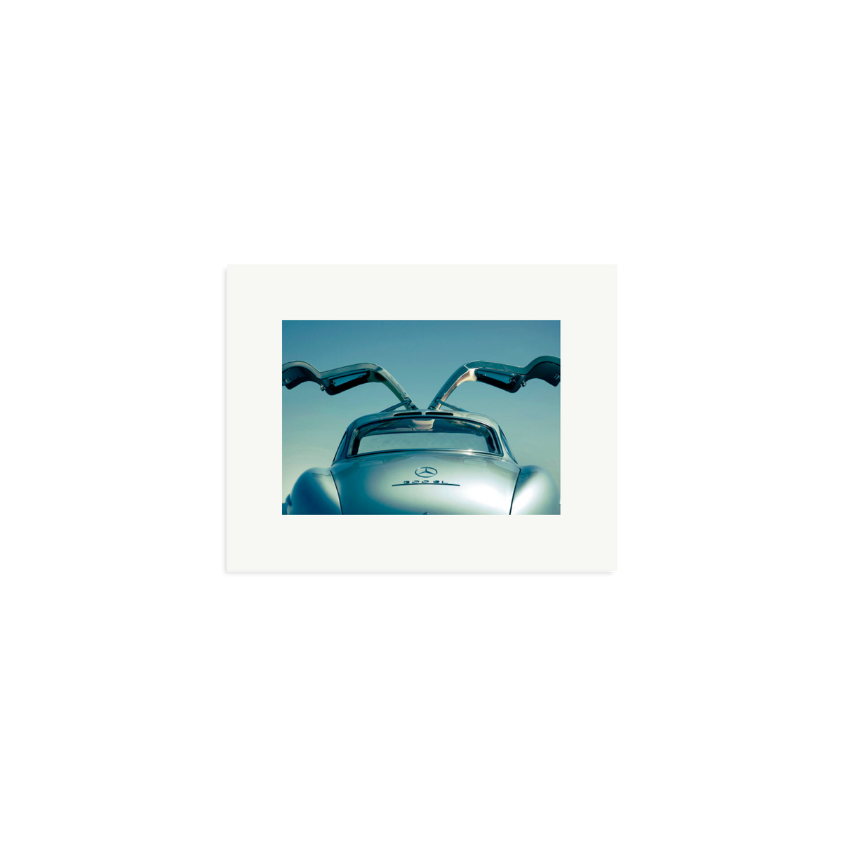 Mercedes Benz 300SL Gullwing Framed Print Print Only Small