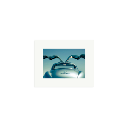 Mercedes Benz 300SL Gullwing Framed Print Print Only Small