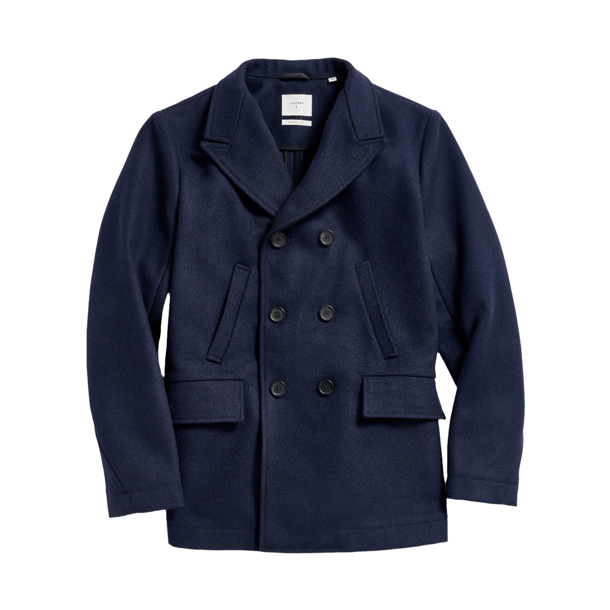Billy Reid Navy Bond Peacoat Navy