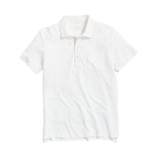 Billy Reid Pique Pensacola Polo White