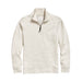 Billy Reid Quilted Half Zip - Tinted White