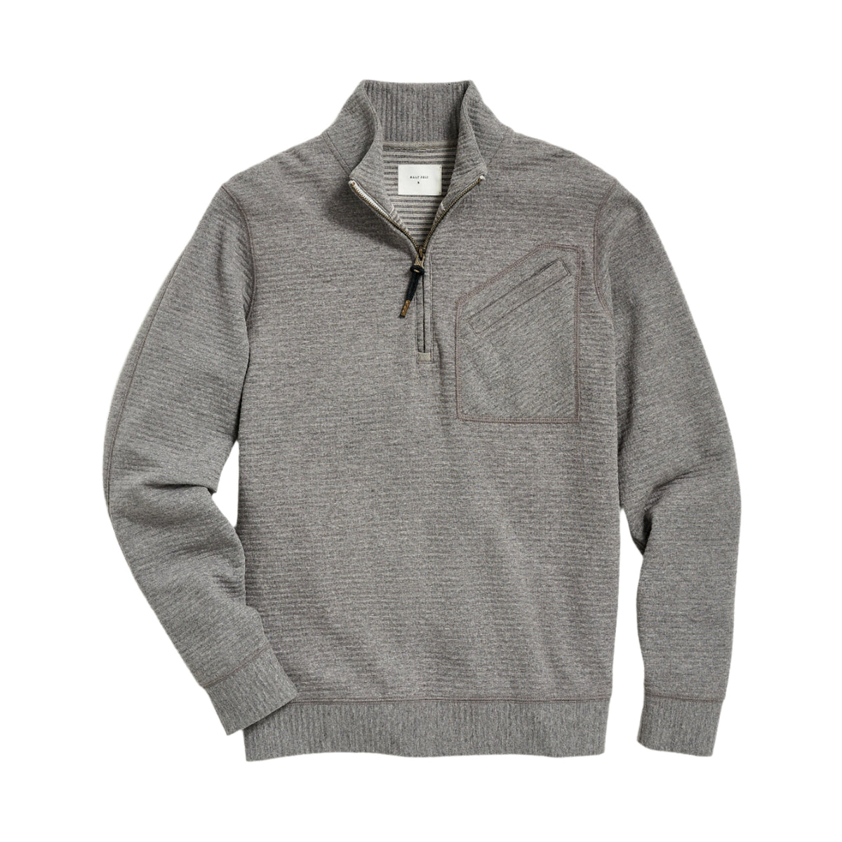 Billy Reid Quilted Half Zip