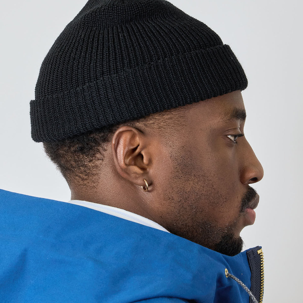American Trench Merino Cardigan Stitch Beanie