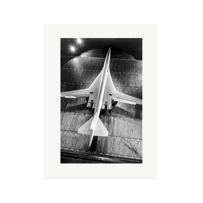 Boeing SST Model Framed Print Print Only XL