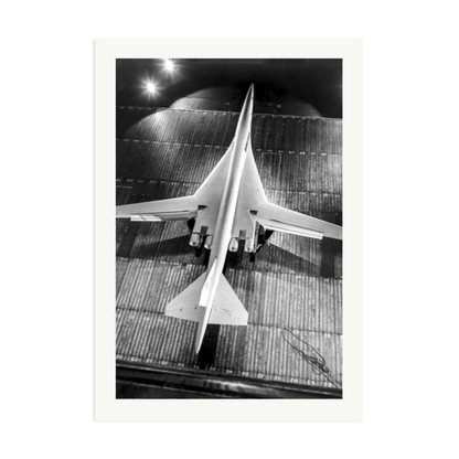 Boeing SST Model Framed Print Print Only XXL