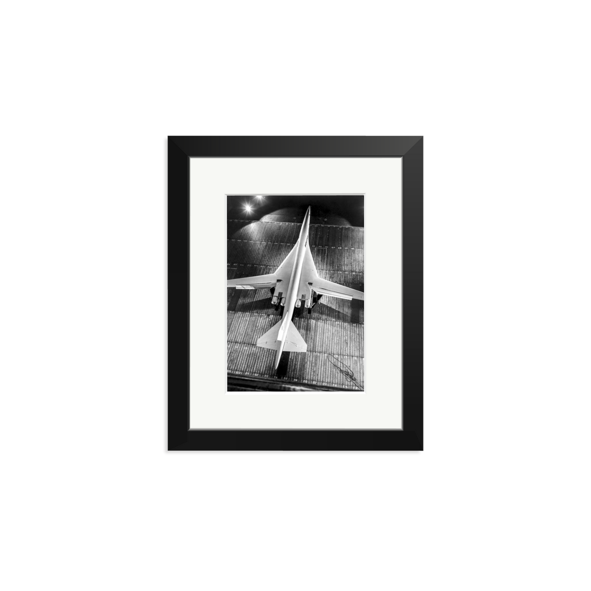 Boeing SST Model Framed Print Black Small