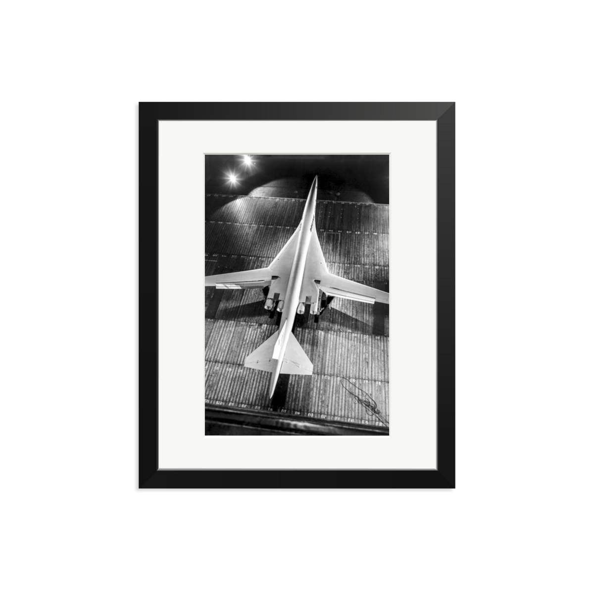 Boeing SST Model Framed Print Black Medium