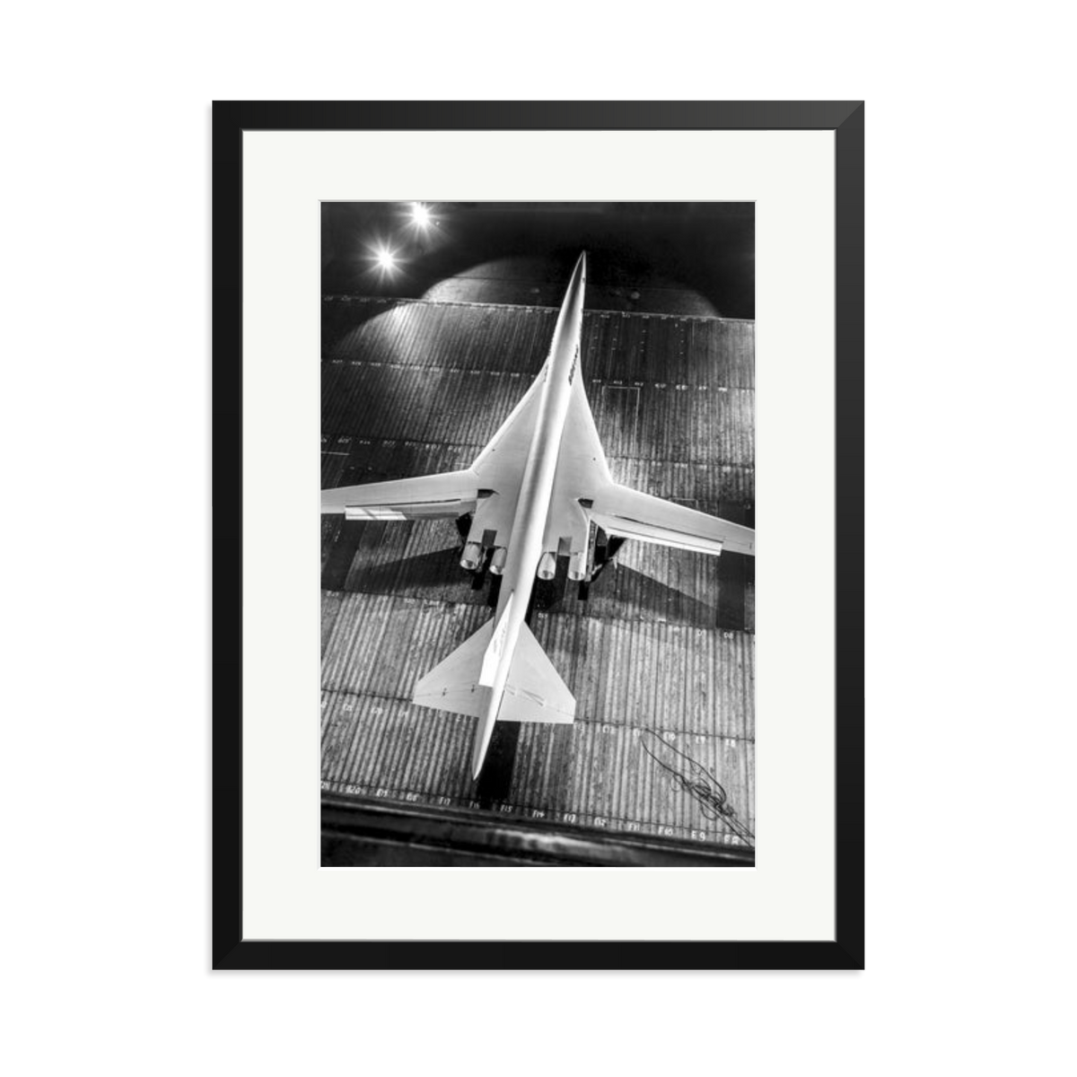Boeing SST Model Framed Print Black XL