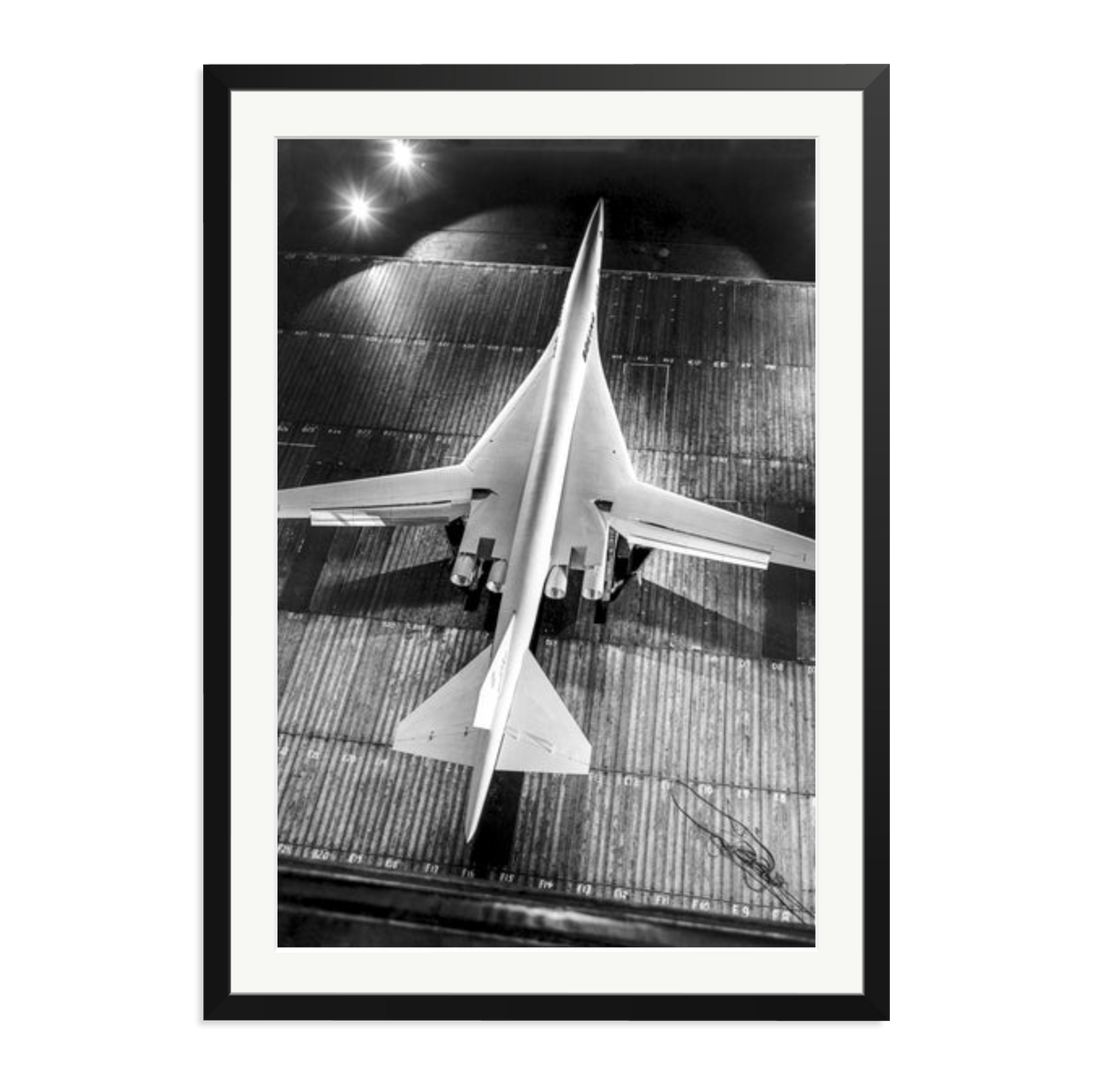 Boeing SST Model Framed Print Black XXL