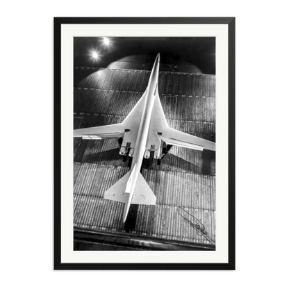 Boeing SST Model Framed Print Black XXL