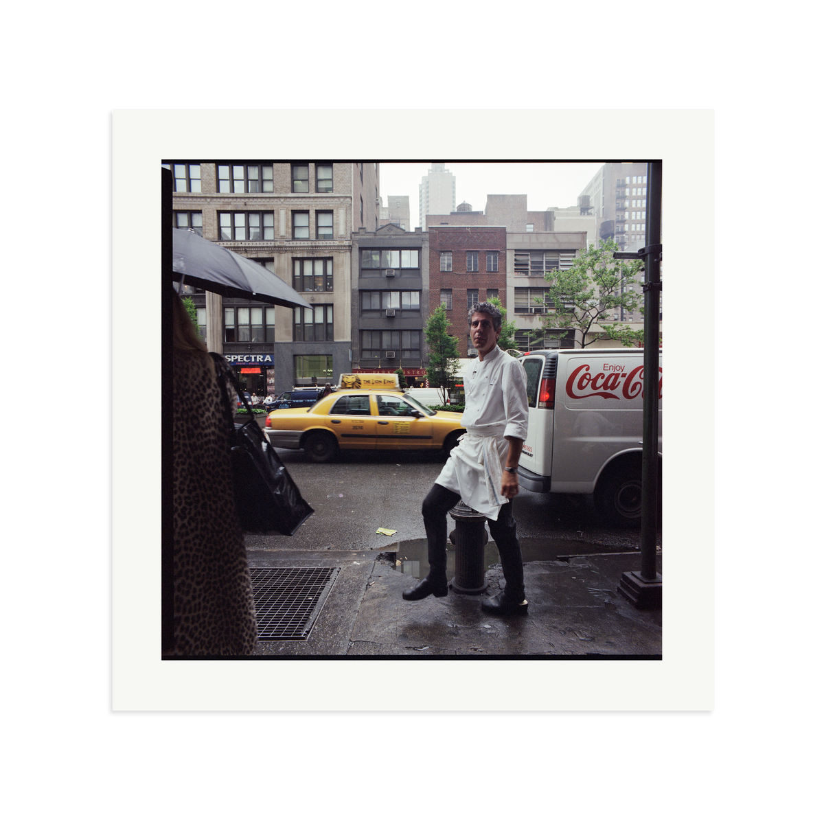 Bourdain outside Les Halles Print Only XL