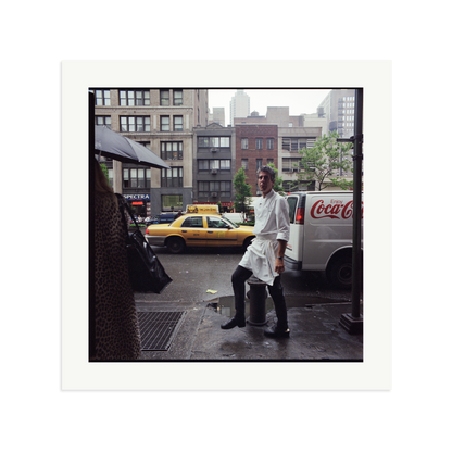 Bourdain outside Les Halles Print Only XL
