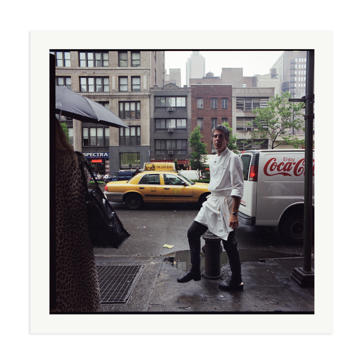 Bourdain outside Les Halles Print Only XXL