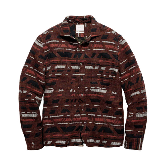 Billy Reid Archive Stripe Treme Shirt Billy's Brown Multi