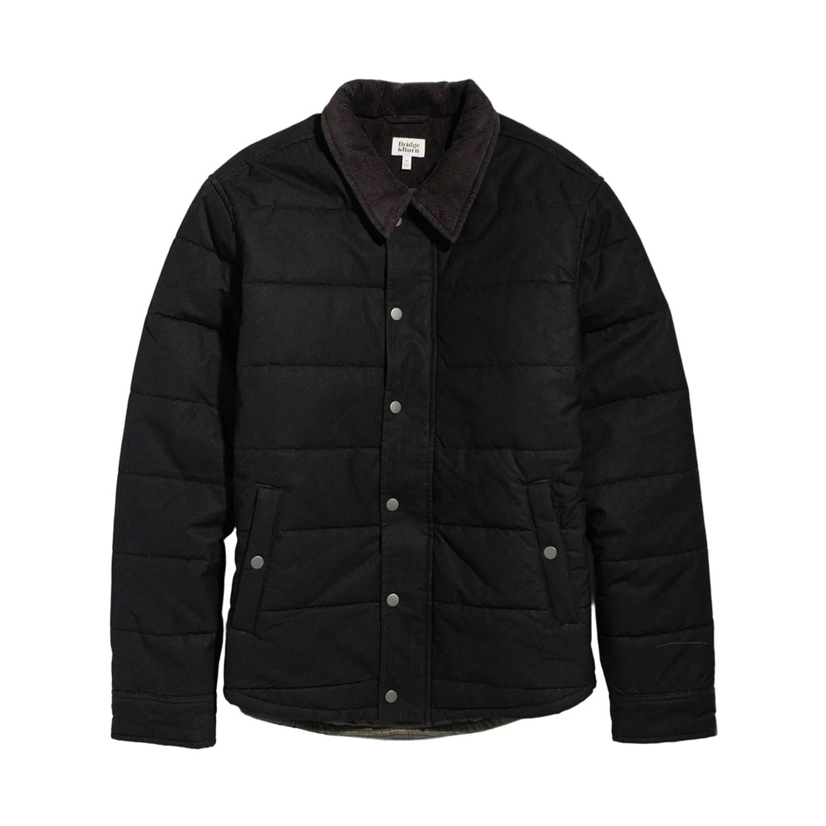 Bridge & Burn Holman Quilted Jacket / Black Canvas Black Canvas