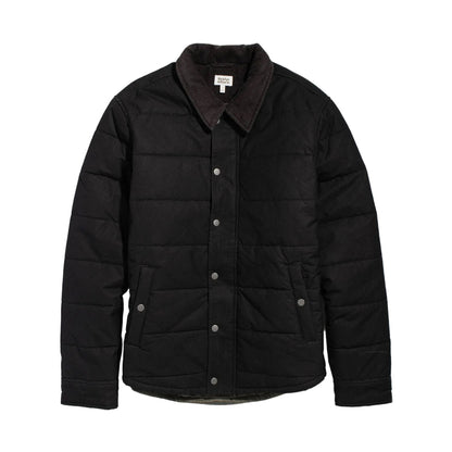 Bridge & Burn Holman Quilted Jacket / Black Canvas Black Canvas