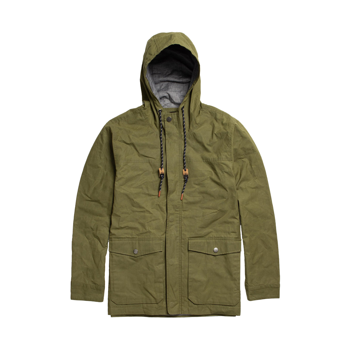 Bridge & Burn Olive Waxed Canvas Marshall Jacket Olive Waxed Canvas
