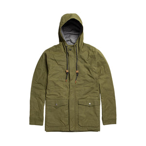 Bridge & Burn Olive Waxed Canvas Marshall Jacket Olive Waxed Canvas