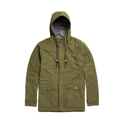 Bridge & Burn Olive Waxed Canvas Marshall Jacket Olive Waxed Canvas