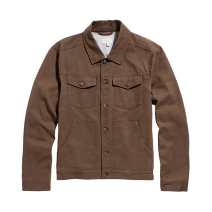 Bridge & Burn Burl Walnut Trucker Jacket Walnut