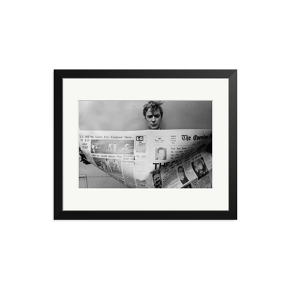 Caine Keeping Up Framed Print Black Medium