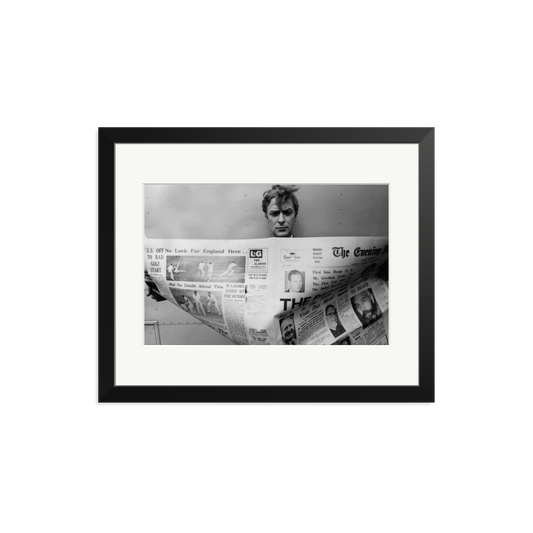 Caine Keeping Up Framed Print Black Medium