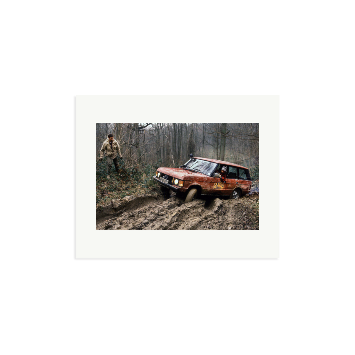 Camel Trophy Training Framed Print Print Only Medium