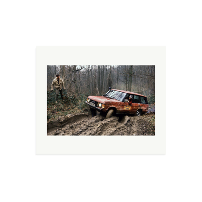Camel Trophy Training Framed Print Print Only Large