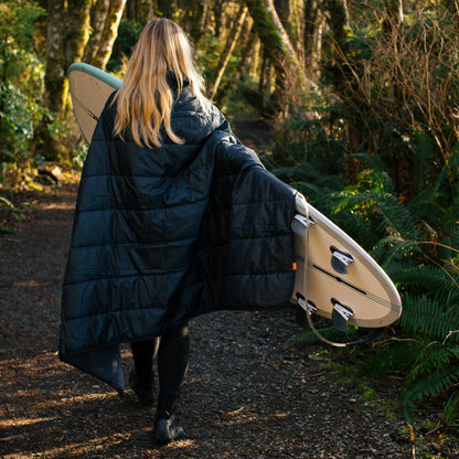 Wren Puffy Blanket Poncho