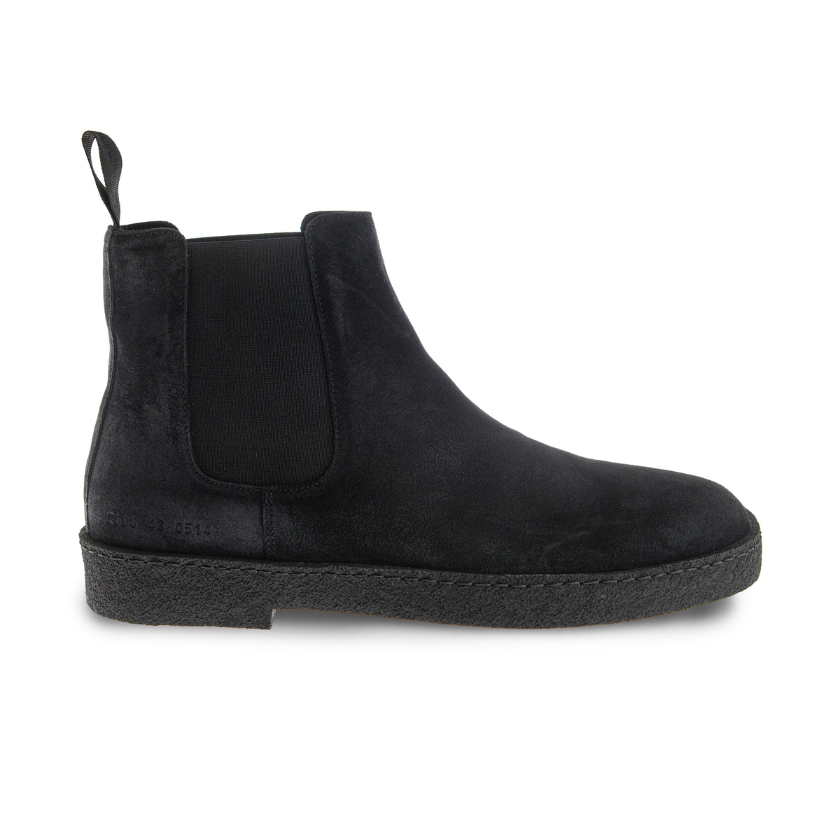 Common Projects Suede Chelsea Boot Off Black
