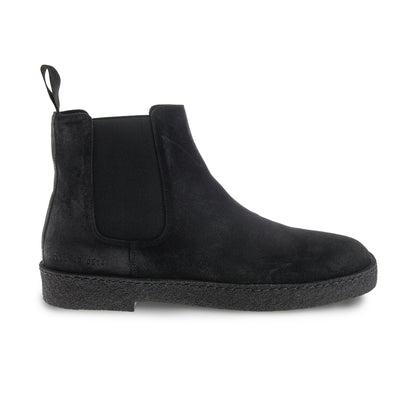Common Projects Suede Chelsea Boot Off Black