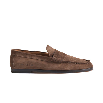 Common Projects Soft Suede Penny Loafer Brown