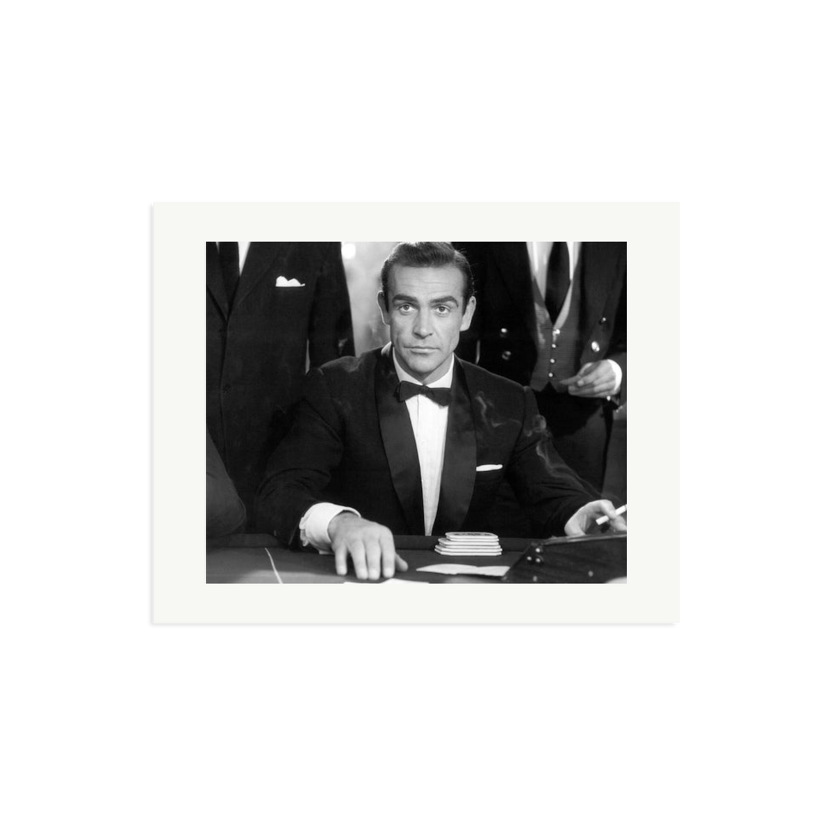 Sean Connery as Bond in Dr No Framed Print Print Only Medium