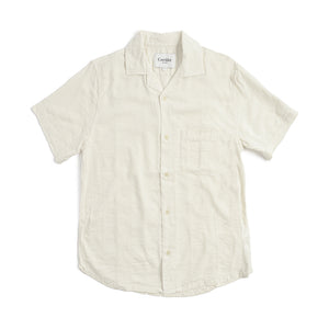Corridor Seersucker Shirt White