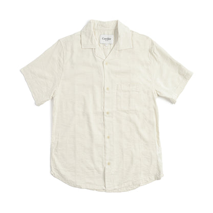 Corridor Seersucker Shirt White