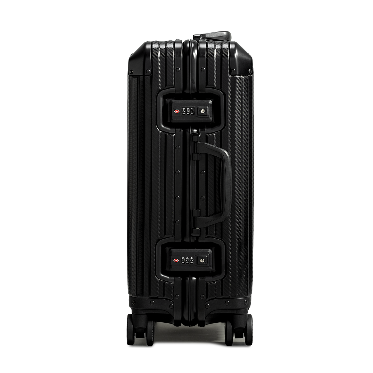 TREVA Aluminum Black Suitcase