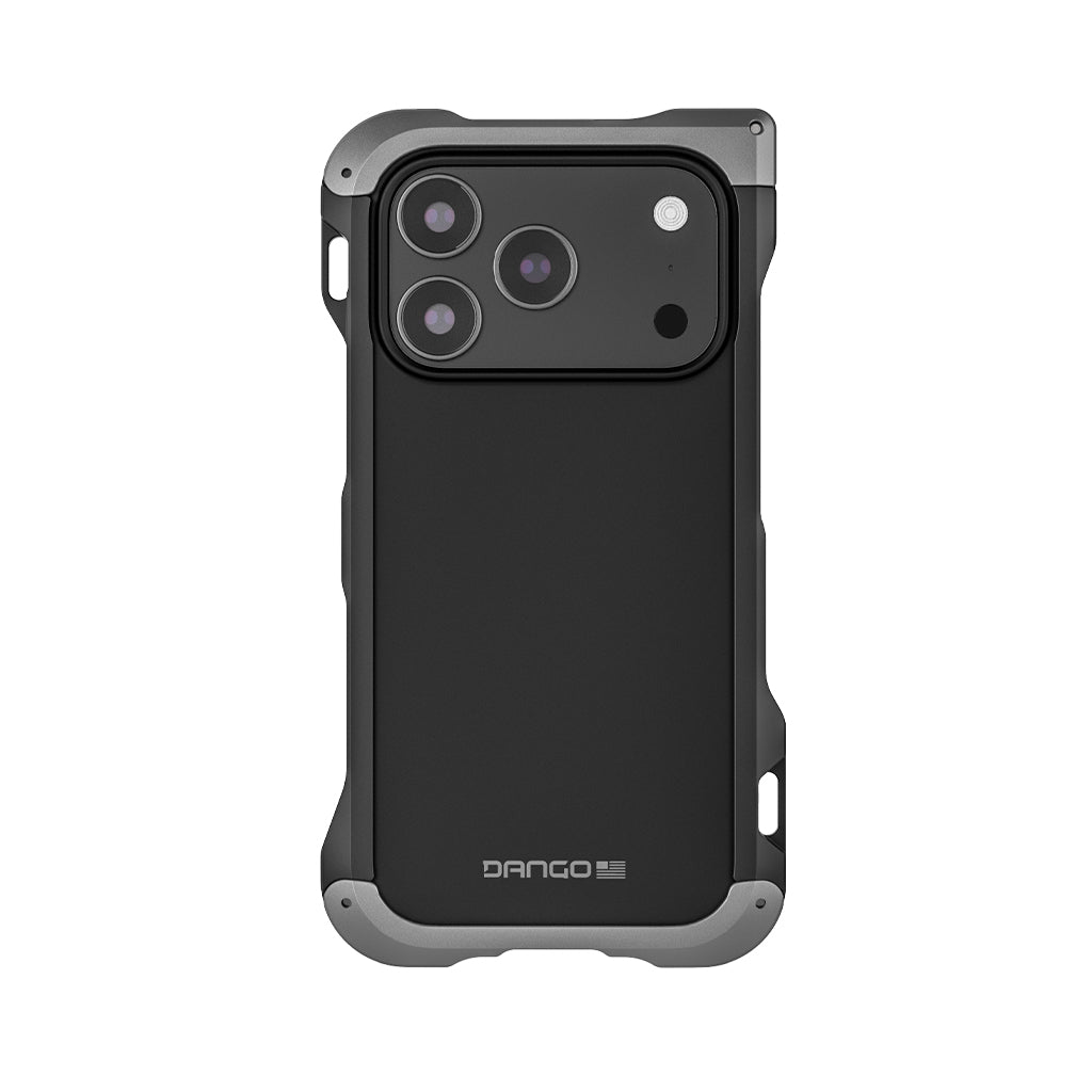 Dango iPhone 17 Pro Adapt Case Jet Black Gunmetal
