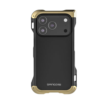 Dango iPhone 17 Pro Adapt Case Jet Black Champagne Gold