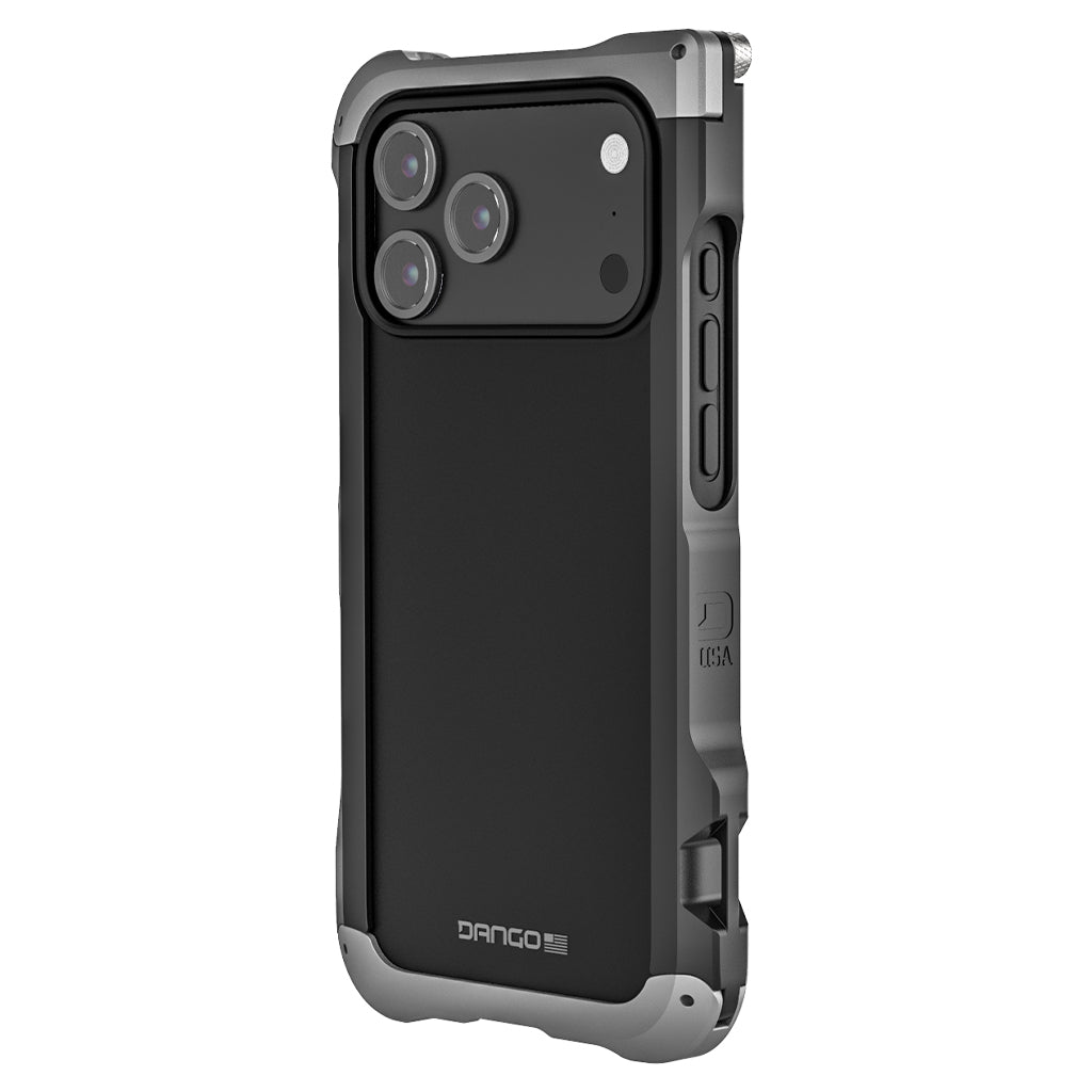 Dango iPhone 17 Pro Max Adapt Case Gunmetal Jet Black