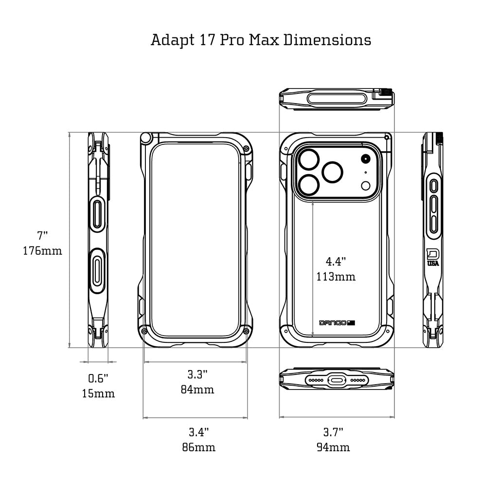 Dango iPhone 17 Pro Max Adapt Case