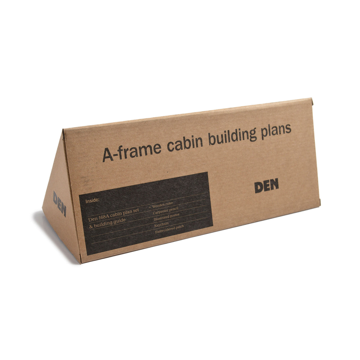Den A-Frame Cabin Building Plans