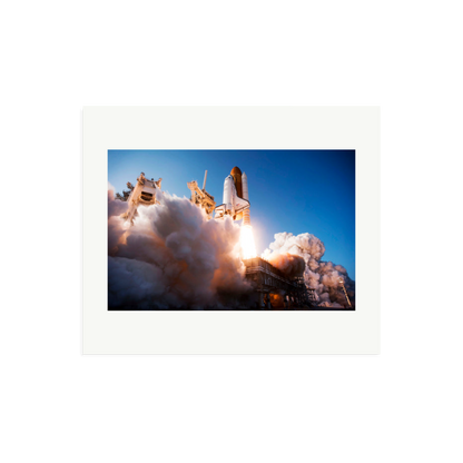Space Shuttle Discovery Liftoff Framed Print Print Only Large