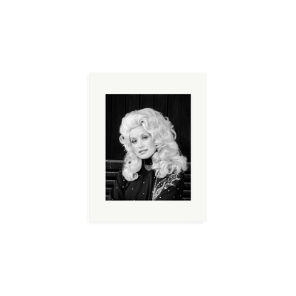 Dolly Parton in London Framed Print Print Only Small