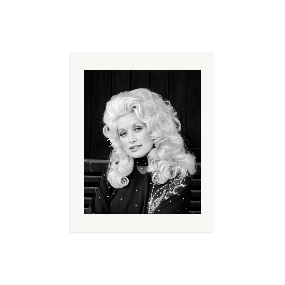 Dolly Parton in London Framed Print Print Only Medium