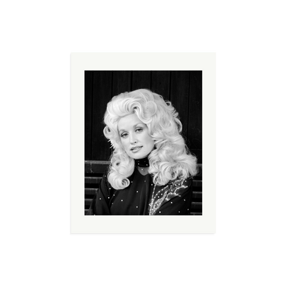 Dolly Parton in London Framed Print Print Only Medium