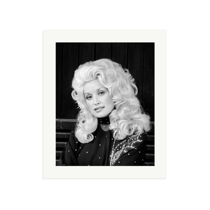 Dolly Parton in London Framed Print Print Only Large