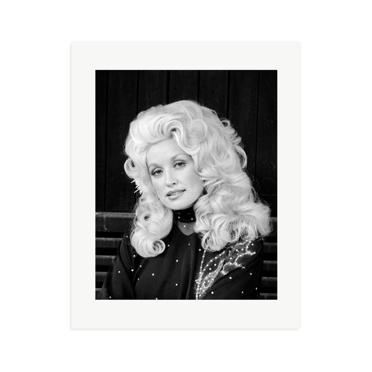 Dolly Parton in London Framed Print Print Only XL
