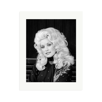 Dolly Parton in London Framed Print Print Only XL