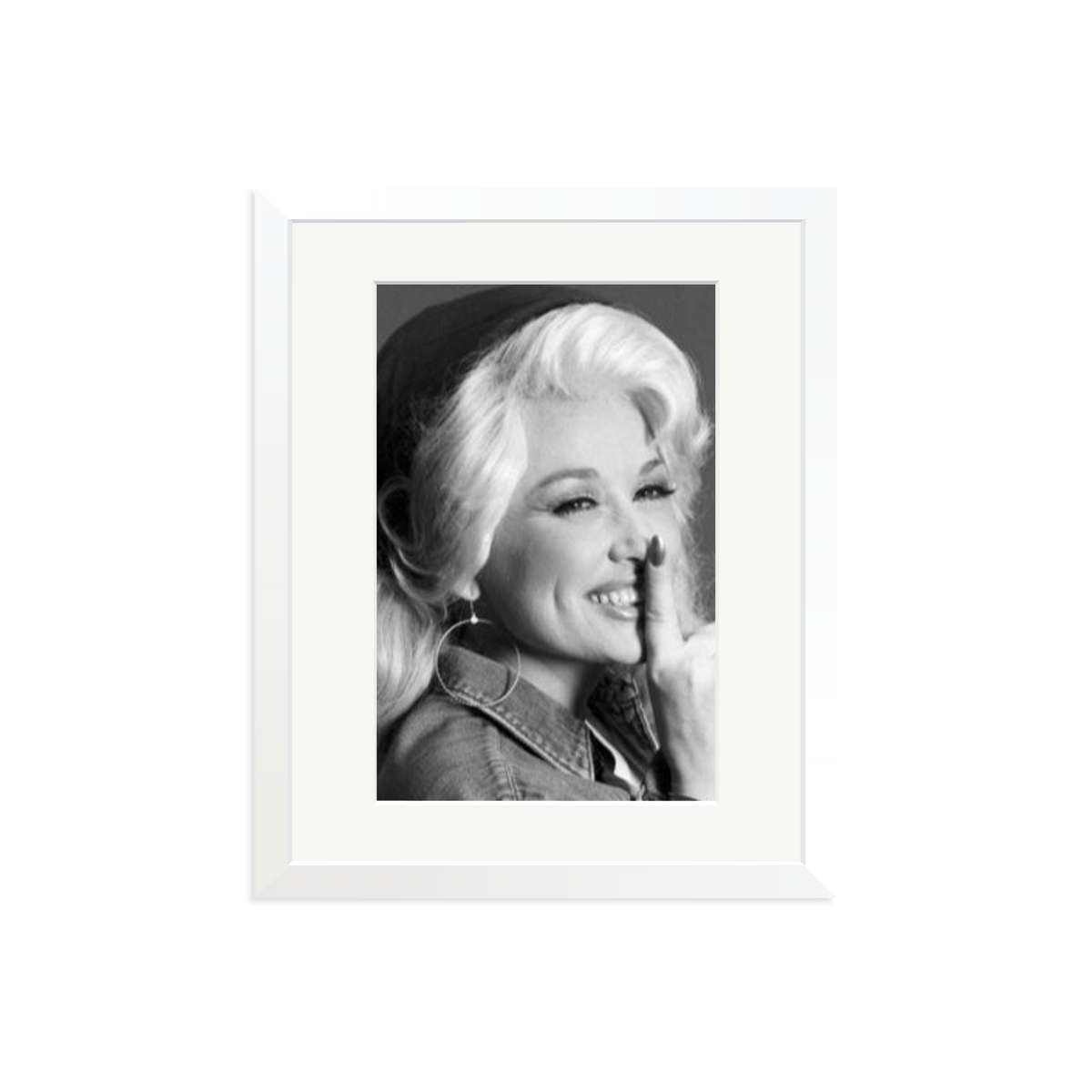 Dolly Parton in the Studio White Medium