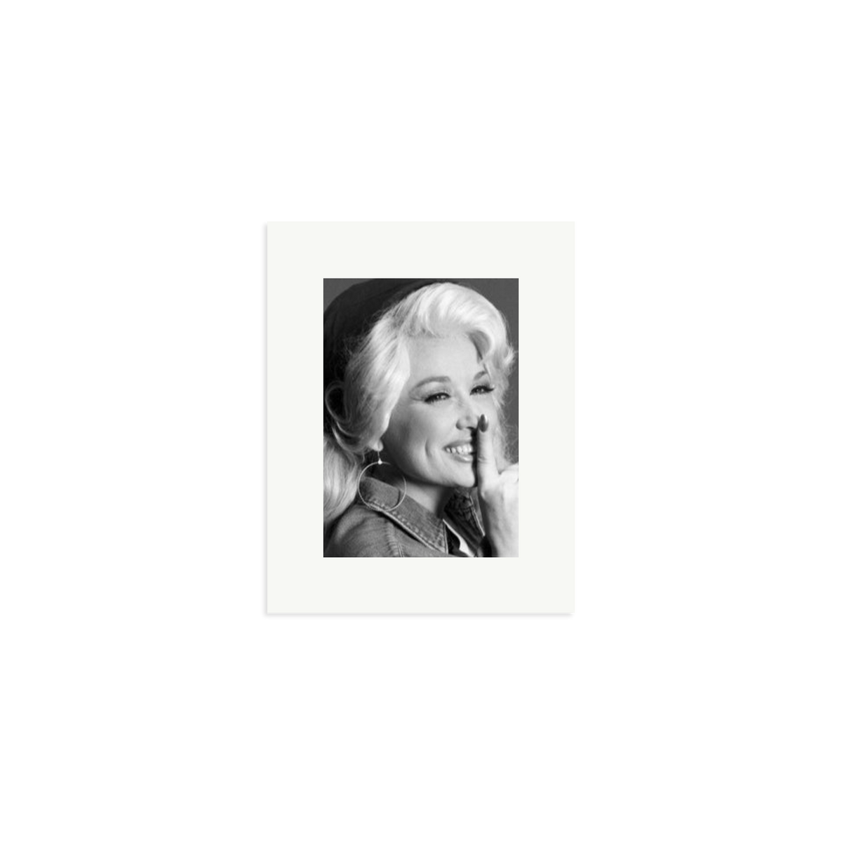 Dolly Parton in the Studio Print Only Small